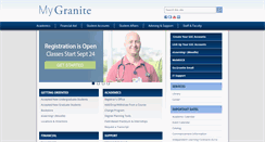 Desktop Screenshot of my.granite.edu