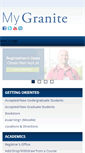 Mobile Screenshot of my.granite.edu